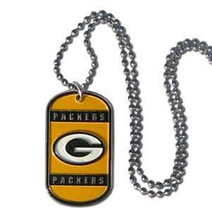  NFL Green Bay Packers Dog Tag Necklace