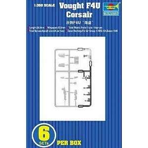  F 4U Corsair 6 Pack 1/350 Trumpeter Toys & Games