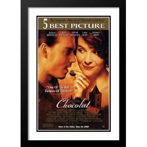  Chocolat 32x45 Framed and Double Matted Movie Poster 