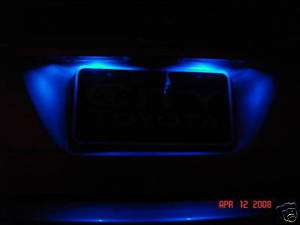 BLUE LED License Plate Lights Honda Civic EG 92 95  