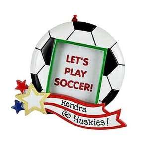  Lets Play Soccer Picture Frame or Ornament Can Be 