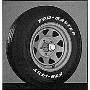  Towmaster T12125SW Trailer Tire And Wheel Asmbly, White 