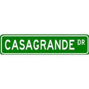  CASAGRANDE Street Sign ~ Personalized Family Lastname Sign 
