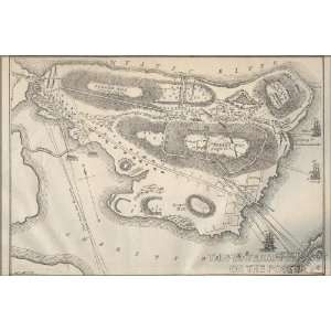  Bunker Hill Military Map, Battle of Bunker Hill   24x36 