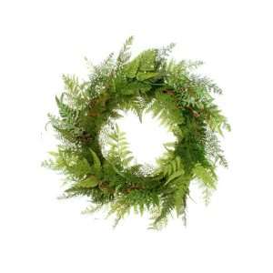  20 Mixed Fern Wreath