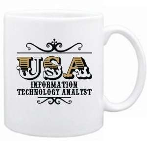  New  Usa Information Technology Analyst   Old Style  Mug 