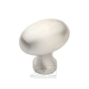  Classic brass sanibel oval other knob in satin silver 