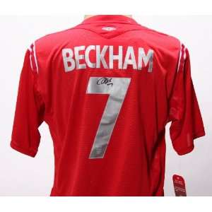  David Beckham Autographed Jersey   Autographed Soccer 