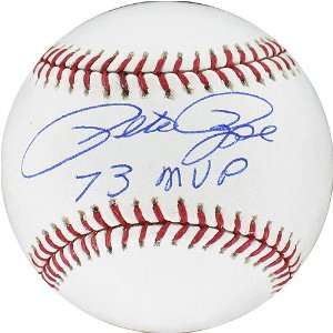  Pete Rose MLB Baseball w/ 73 MVP Insc.