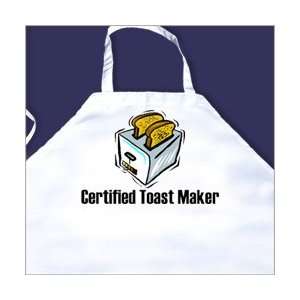  Certified Toast Maker Printed Apron