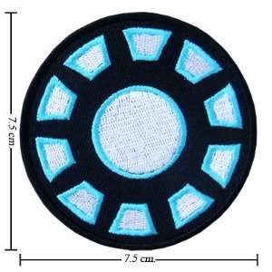  Iron Man Iron Arc Reactor Logo Iron On Patches Everything 