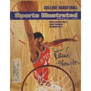  David Thompson (NC STATE) autographed Sports Illustrated 