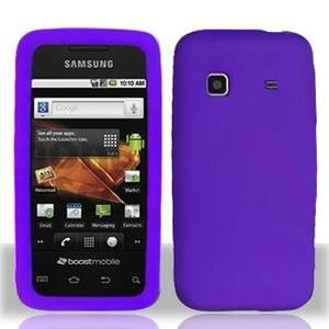 Dark Purple Rubber SILICONE Soft Gel Skin Case Cover Samsung Galaxy 
