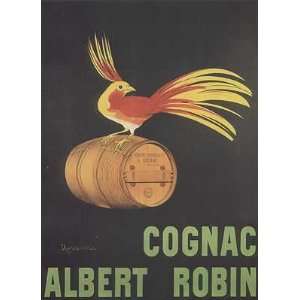  Cognac Albert Robin by Leonetto Cappiello. Size 26.75 X 36 