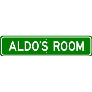  ALDO ROOM SIGN   Personalized Gift Boy or Girl, Aluminum 