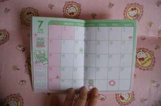   Kerokerokeroppi Keroppi Mini Datebook Diary Book Schedule Planner