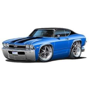  1968 Chevrolet Chevelle SS 396 turbo car HUGE 48 Wall 