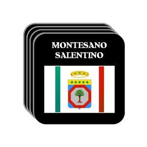   MONTESANO SALENTINO Set of 4 Mini Mousepad Coasters 