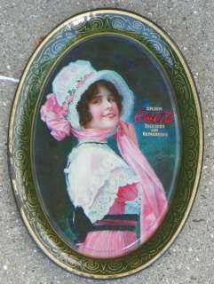 COCA COLA TIP CHANGE TRAY   BETTY   FRANCES RUPPERT   1914  