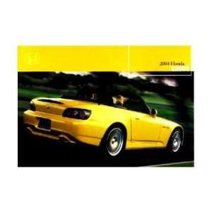  2004 HONDA S2000 Post Card Sales Piece Automotive