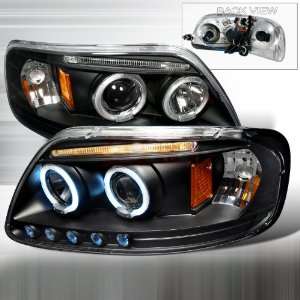  Ford Ford Mustang   Black Ccfl Projector Head Lights 