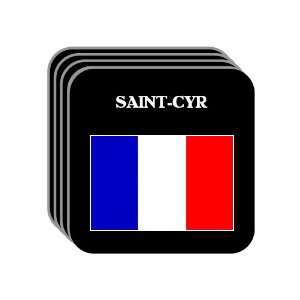  France   SAINT CYR Set of 4 Mini Mousepad Coasters 