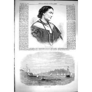   1869 Portrait Madame Grisl Yachts Regatta Aden Sailing