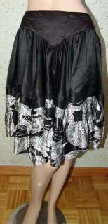 Roberto Cavalli Just Cavalli Flared Satin Skirt 40/6  