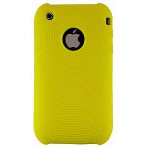  Yellow Circle Silicone Soft Skin Case Cover for iPhone 3G 