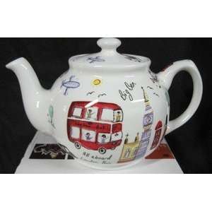  London Travel Teapot 6 cup   James Sadler