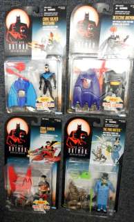 DC comics NEW BATMAN ADVENTURES 4 figure~toy lot~Nightwing~Robin~Mad 