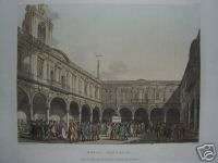 LONDON. INTERIOR OF THE ROYAL EXCHANGE. 1809  