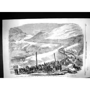  1859 War General Vinoy Defile Mont Cenis Soldiers War 