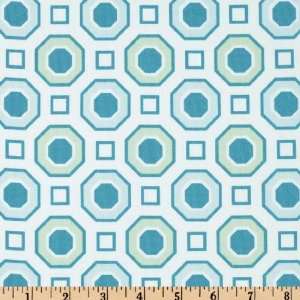  45 Wide Little House Octagonal Ocean Fabric By The Yard 