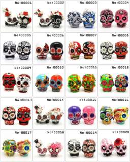 Wedding Cake Toppers Skull Day of the Dead Gothic Theme Handmade Gifts 