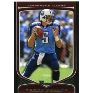  Kerry Collins Tennessee Titans 2009 Bowman Draft #13 Football 