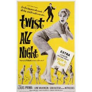  Twist All Night (1962) 27 x 40 Movie Poster Style A