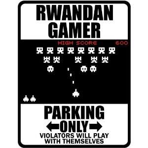  New  Rwandan Gamer   Parking Only ( Invaders Tribute   80 