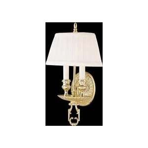  Volcano Asbury Sconce White Shade 2lt