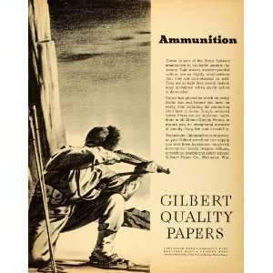   WWII Ammunition Soldier Menasha WI   Original Print Ad