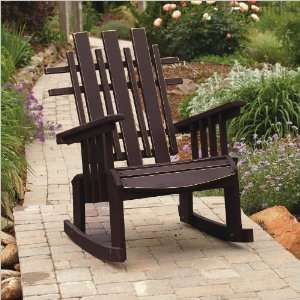  Washed Rustic Red Uwharrie Styxx Rocker Patio, Lawn 
