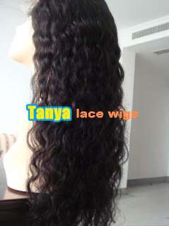 20 Deep wave Full Lace Wig India Remy Human Hair ◆◆  