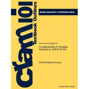  Studyguide for Fundamentals of Complex Analysis by Edward 