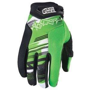    Answer Racing Youth Syncron Gloves   2012   Large/Green Automotive