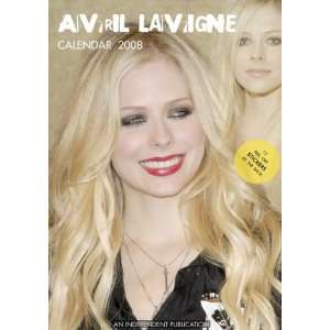  Avril Mini Poster Calendar 2008 with Free Stickers Office 