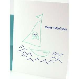  deluce design dad pirate ship letterpress fathers day 