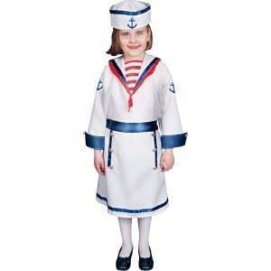  Sailor Girl Deluxe Child Costume Size 4T Toddler Toys 