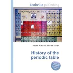  History of the periodic table Ronald Cohn Jesse Russell 