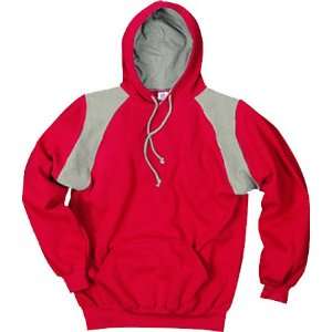  Custom Badger Sportband Hood Fleece Pullovers RED/OXFORD 