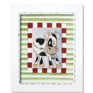  Cow Framed Canvas Reproduction Baby